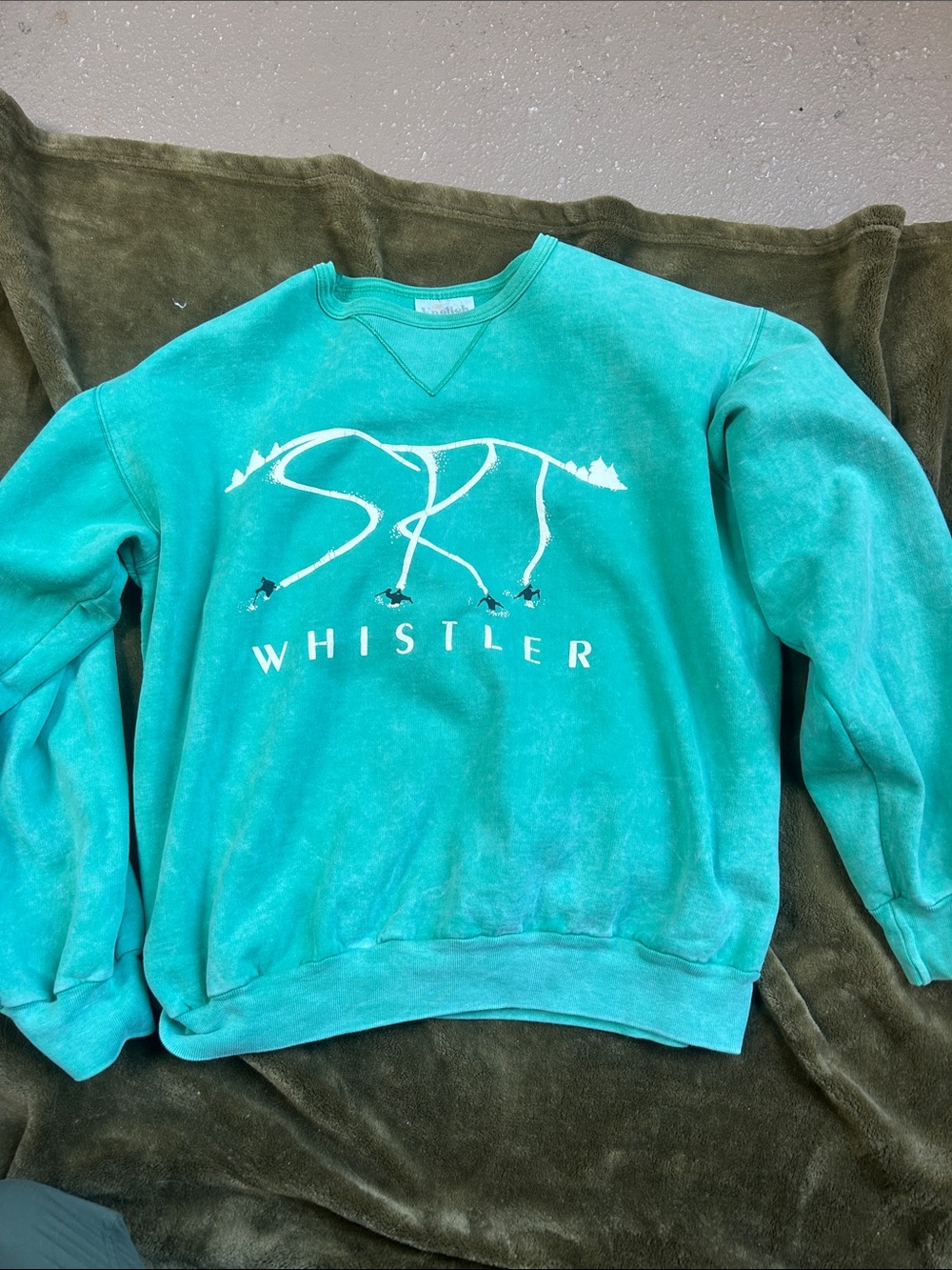 Vintage Ski Whistler Crewneck Sweatshirt XL